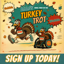 2026 B.I.A.C. Turkey Trot 5K logo