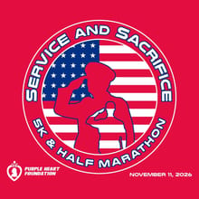 Service and Sacrifice 5k & Half logo