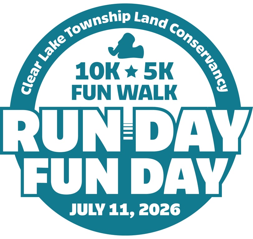 Clear Lake Township Land Conservancy Run Day Fun Day logo