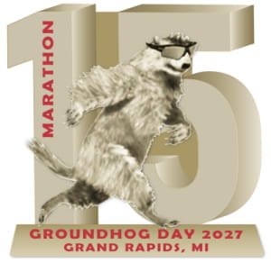 Groundhog Day Marathon Logo