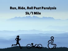 Run, Ride, Roll Past Paralysis 5K/ 1 mile logo