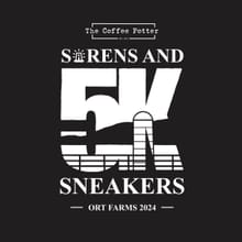 Sirens and Sneakers 5K Run/Walk logo