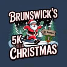 Brunswick's Only 5k Til' Christmas logo