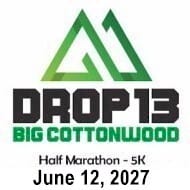 Drop13 Big Cottonwood Canyon Half Marathon & 5K logo