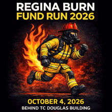 Regina Burn Fund Run 2026 logo