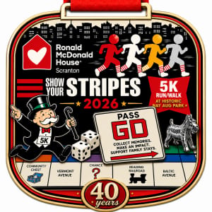 The Show Your Stripes 5K & Fun Walk - Special Monopoly Edition Logo