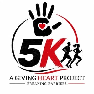 Breaking Barriers 5k Fundraiser Logo
