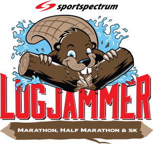Sportspectrum's Log Jammer Marathon, Half Marathon & 5K Logo