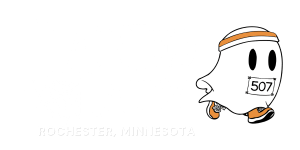 Haunted Halfsy 2026, presented by Olmsted Medical Center Logo