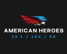 American Heroes Half Marathon, 10K, 5K logo