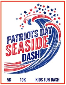Patriots Day Seaside Dash 5K / 10K / Kid's Dash logo