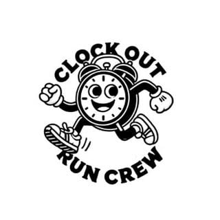 Clock Out Run Crew logo