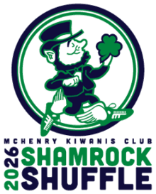 McHenry Kiwanis Club Shamrock Shuffle 5K logo