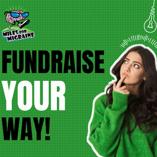 Miles for Migraine - Fundraise Your Way Logo