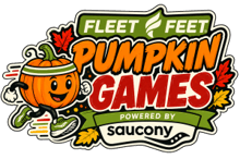 Fleet Feet Pumpkin Games powered by Saucony logo