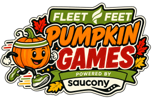 Fleet Feet Pumpkin Games powered by Saucony Logo