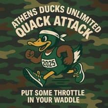 Quack Attack presented by Athens Ducks Unlimited logo