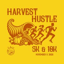 Harvest Hustle 5k & 10k logo