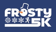 Frosty 5k of Mineral Wells logo