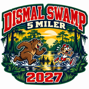Striders Dismal Swamp 5 Miler and Kid's 1 Mile Logo