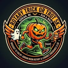 Rotary Trick or Trot 5K - Run & Walk logo