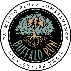Palmetto Bluff Buffalo Run 10K, 30K, 50K Ultra and Relay Logo
