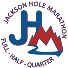 Jackson Hole Marathon,  Hole Half Marathon, Jackson Hole Quarter Marathon logo