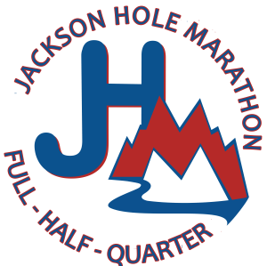 Jackson Hole Marathon,  Hole Half Marathon, Jackson Hole Quarter Marathon Logo