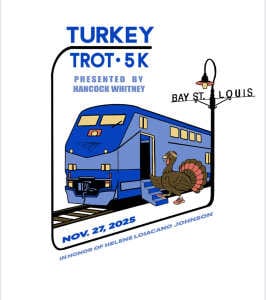 Bay St. Louis Turkey Trot 5K & 1 Mile Fun Run Logo