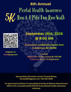 4th Annual Mental Health Awareness 5K Run/Walk Logo