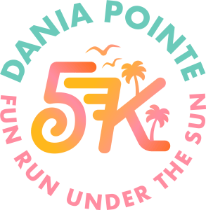 2026 Dania Pointe 5K Fun Run Under the Sun Logo