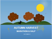 Autumn Harvest Marathon, Half-Marathon, 10K, 5K and 12HR Endurance Run logo