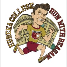 Run with Reagan - Run Down this Wall! logo