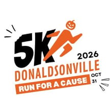 Donaldsonville Run For A Cause 5K & 1 Mile Fun Run logo