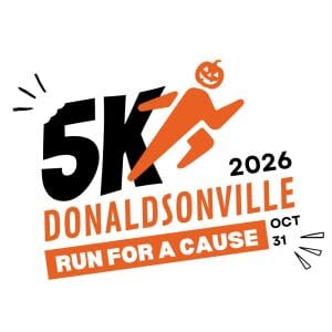 Donaldsonville Run For A Cause 5K & 1 Mile Fun Run Logo