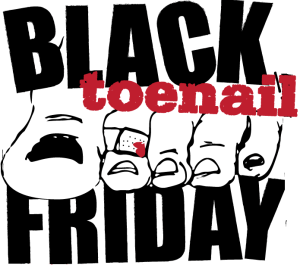 Black Toenail Friday Half Marathon and 7.5 Miler - MI Logo