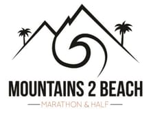 Mountains 2 Beach Marathon and Half logo