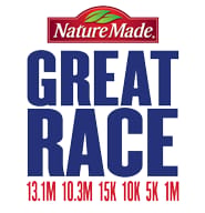 Nature Made Great Race: Half Marathon, 5K, 10K, 15K, 10M, 1M logo