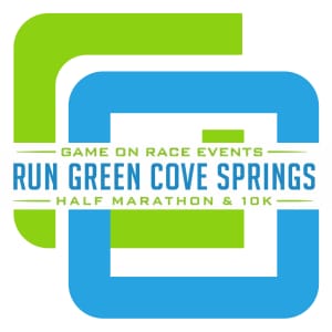Game On! Run Green Cove Springs Half Marathon & 10K Logo