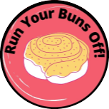 RUN YOUR BUNS OFF MARATHON @ RIDGE MANOR logo