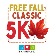 Free Fall 5k logo