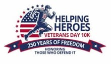 Helping Heroes Veterans Day 10K logo