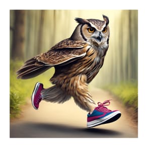 OWLS Fort Macon 5K Trail Run Logo