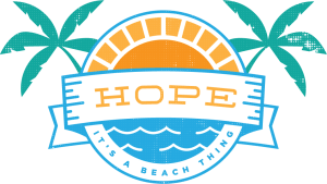HOPE...It's a Beach Thing 5K Walk/Run Logo