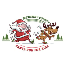 McHenry County Santa Run For Kids logo
