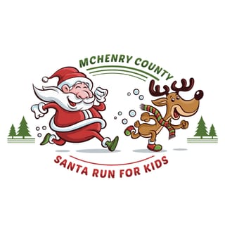 McHenry County Santa Run For Kids Logo