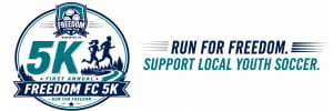 Freedom Futbol Club First Annual 5K Logo