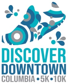 Discover Downtown Columbia 5K/10K logo