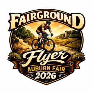 The Fairground Flyer at the Auburn Fair!! Logo