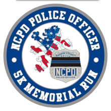 NCPD Police Officer Memorial 5K Run logo